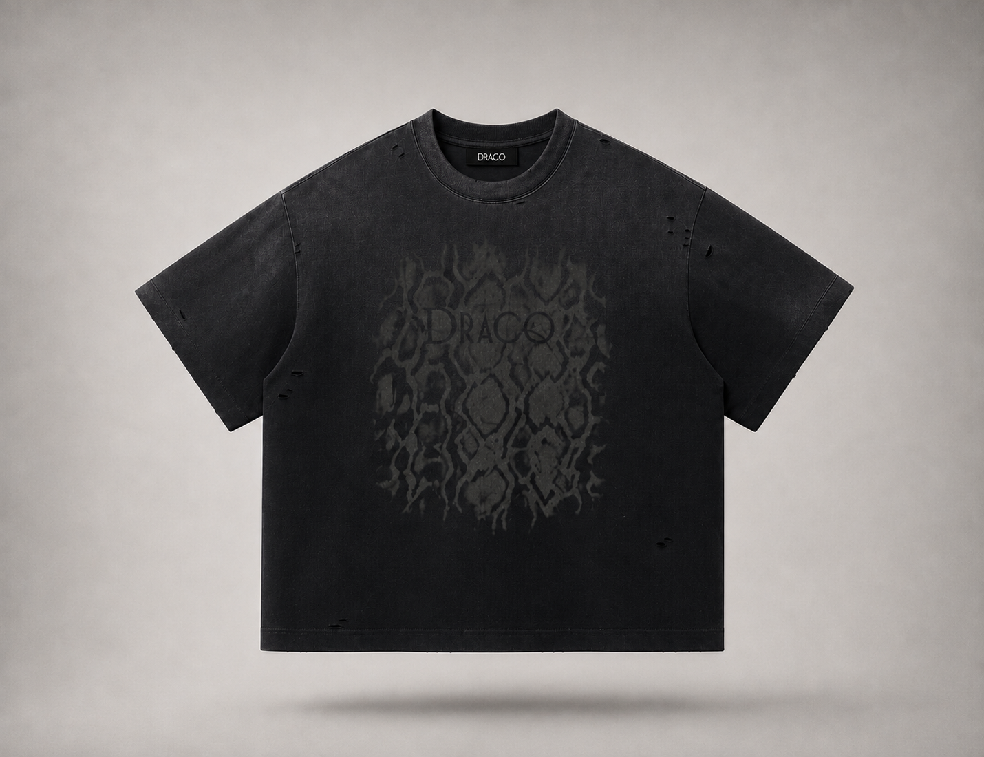 DRACO – Serpente Distressed Boxy Tee