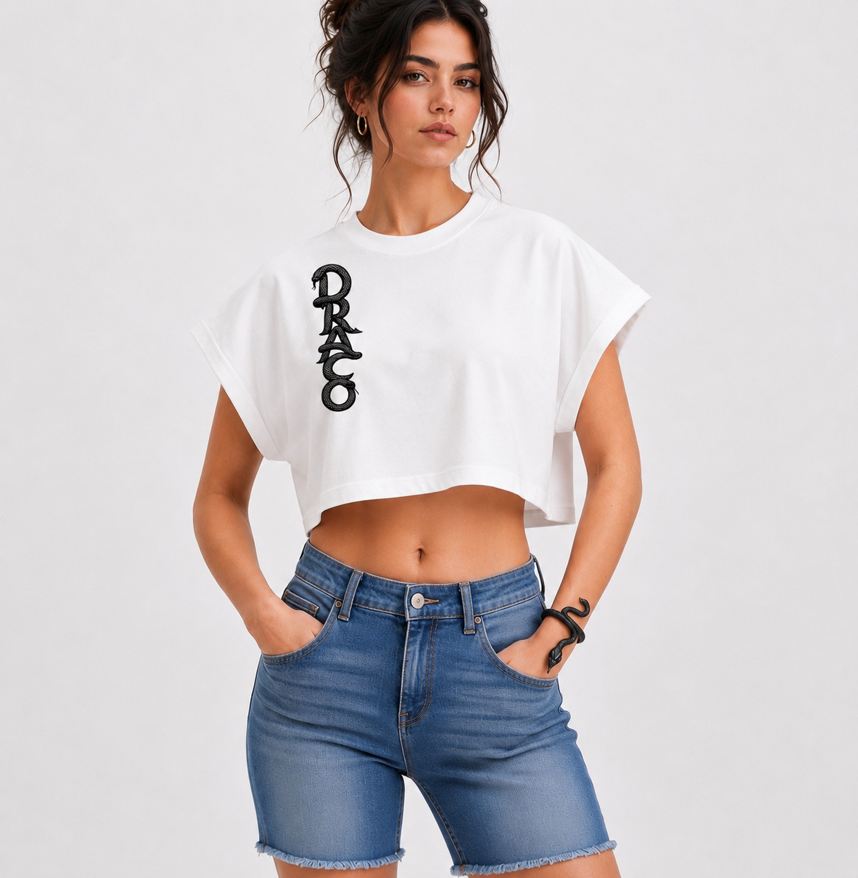 DRACO - Women's Cropped Dolman| Like an Angel | T-Shirt